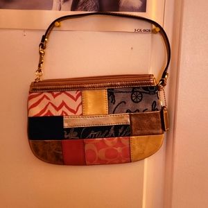 Coach Patchwork Wristlet